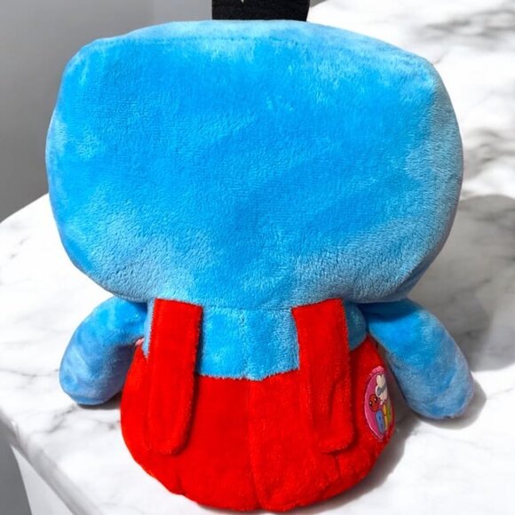 So So Happy Ozzie 12” Plush Blue Monster Stuffed Animal Commonwealth - Picture 3 of 7